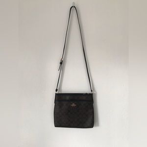 Coach crossbody bag brown / black